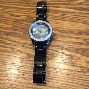 Watch with opal face